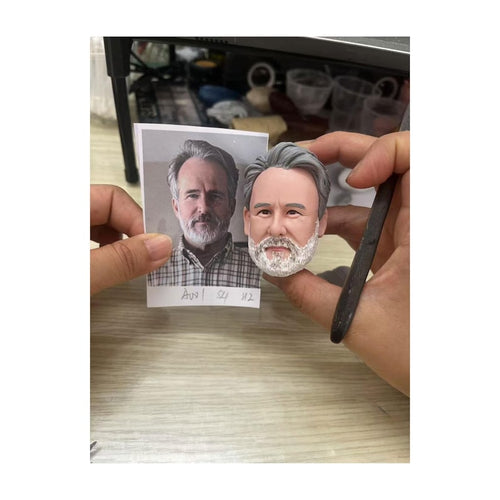Custom Bobblehead From Photo, Custom Men's Bobblehead, Unique Retirement or Birthday Gifts for Men/dad/husband/boss, Handmade Replica Model